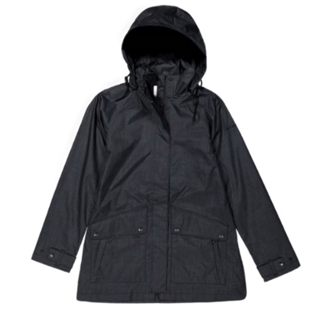 Columbia Women's Prodesse Dark Gray Waterproof Rain and Utility Jacket